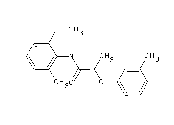 N-(2-ethyl-6-methylphenyl)-2-(3-methylphenoxy)propanamide - Click Image to Close