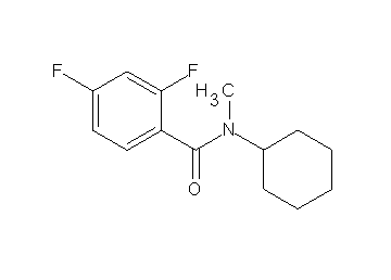 N-cyclohexyl-2,4-difluoro-N-methylbenzamide