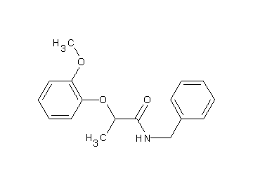 N-benzyl-2-(2-methoxyphenoxy)propanamide