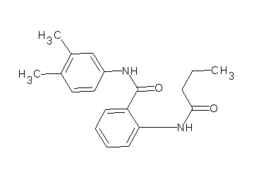 2-(butyrylamino)-N-(3,4-dimethylphenyl)benzamide