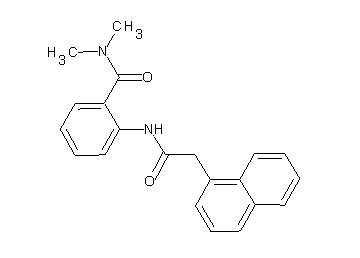 N,N-dimethyl-2-[(1-naphthylacetyl)amino]benzamide
