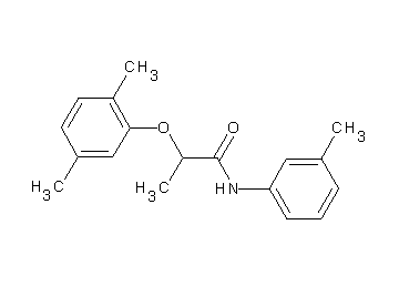 2-(2,5-dimethylphenoxy)-N-(3-methylphenyl)propanamide