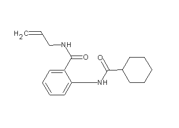 N-allyl-2-[(cyclohexylcarbonyl)amino]benzamide