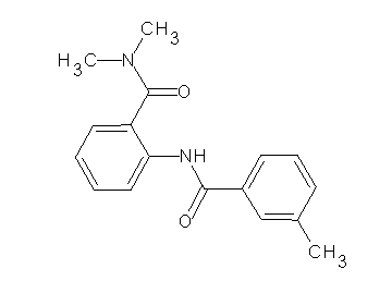 N,N-dimethyl-2-[(3-methylbenzoyl)amino]benzamide