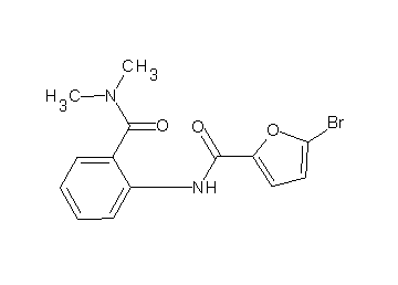5-bromo-N-{2-[(dimethylamino)carbonyl]phenyl}-2-furamide