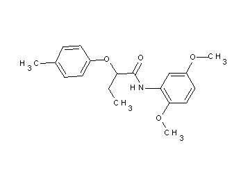 N-(2,5-dimethoxyphenyl)-2-(4-methylphenoxy)butanamide