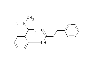 N,N-dimethyl-2-[(3-phenylpropanoyl)amino]benzamide