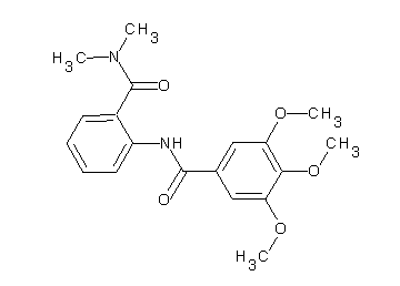 N-{2-[(dimethylamino)carbonyl]phenyl}-3,4,5-trimethoxybenzamide