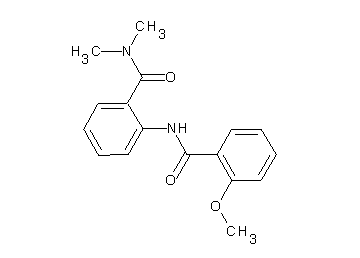 N-{2-[(dimethylamino)carbonyl]phenyl}-2-methoxybenzamide
