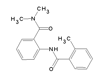 N-{2-[(dimethylamino)carbonyl]phenyl}-2-methylbenzamide
