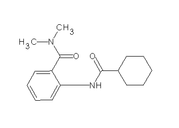 2-[(cyclohexylcarbonyl)amino]-N,N-dimethylbenzamide