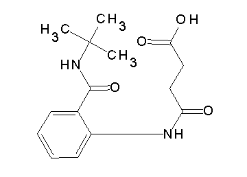 4-({2-[(tert-butylamino)carbonyl]phenyl}amino)-4-oxobutanoic acid