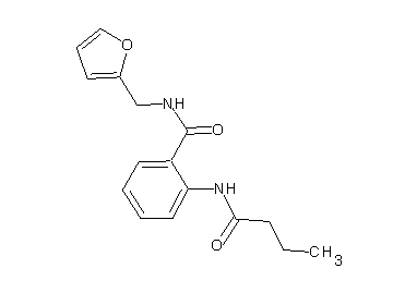 2-(butyrylamino)-N-(2-furylmethyl)benzamide