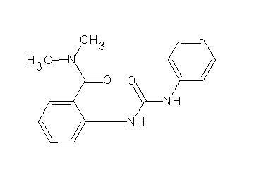 2-[(anilinocarbonyl)amino]-N,N-dimethylbenzamide