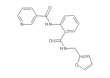 N-(2-{[(2-furylmethyl)amino]carbonyl}phenyl)nicotinamide