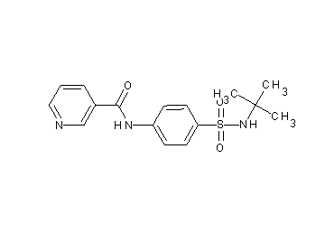 N-{4-[(tert-butylamino)sulfonyl]phenyl}nicotinamide