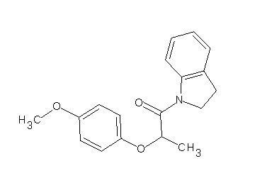 1-[2-(4-methoxyphenoxy)propanoyl]indoline