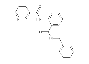 N-{2-[(benzylamino)carbonyl]phenyl}nicotinamide