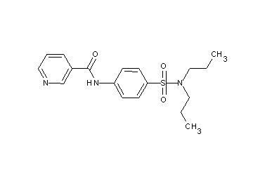 N-{4-[(dipropylamino)sulfonyl]phenyl}nicotinamide
