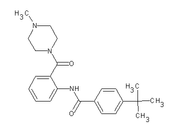 4-tert-butyl-N-{2-[(4-methyl-1-piperazinyl)carbonyl]phenyl}benzamide