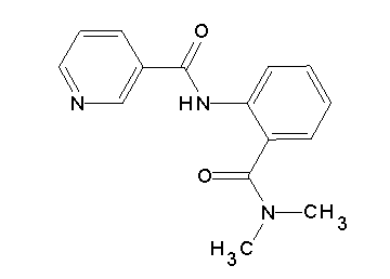 N-{2-[(dimethylamino)carbonyl]phenyl}nicotinamide