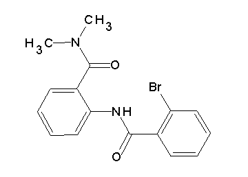 2-bromo-N-{2-[(dimethylamino)carbonyl]phenyl}benzamide