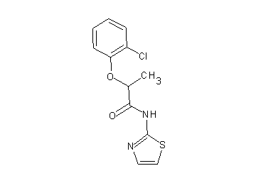 2-(2-chlorophenoxy)-N-1,3-thiazol-2-ylpropanamide