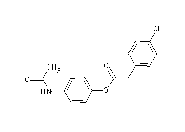 4-(acetylamino)phenyl (4-chlorophenyl)acetate