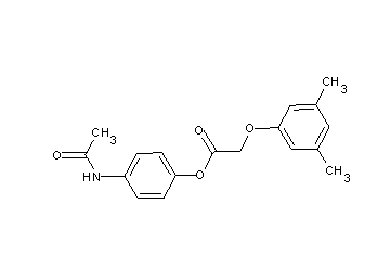 4-(acetylamino)phenyl (3,5-dimethylphenoxy)acetate