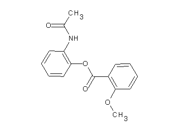 2-(acetylamino)phenyl 2-methoxybenzoate