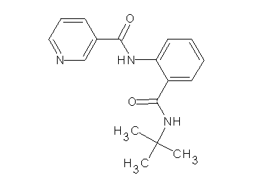 N-{2-[(tert-butylamino)carbonyl]phenyl}nicotinamide