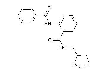 N-(2-{[(tetrahydro-2-furanylmethyl)amino]carbonyl}phenyl)nicotinamide
