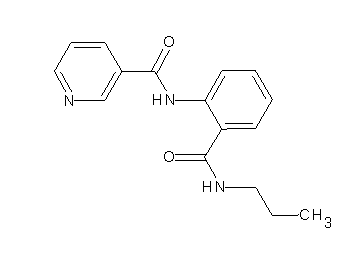 N-{2-[(propylamino)carbonyl]phenyl}nicotinamide