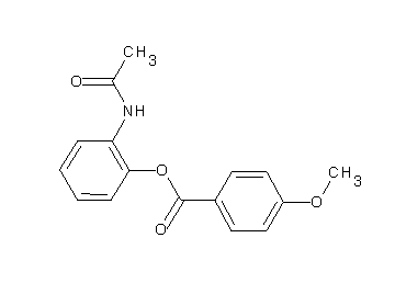 2-(acetylamino)phenyl 4-methoxybenzoate