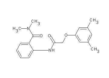 2-{[(3,5-dimethylphenoxy)acetyl]amino}-N,N-dimethylbenzamide