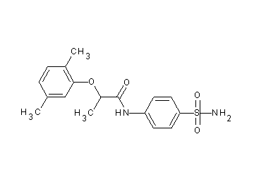 N-[4-(aminosulfonyl)phenyl]-2-(2,5-dimethylphenoxy)propanamide