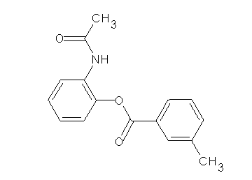 2-(acetylamino)phenyl 3-methylbenzoate