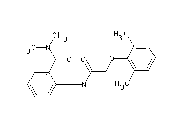 2-{[(2,6-dimethylphenoxy)acetyl]amino}-N,N-dimethylbenzamide