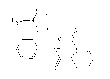 2-[({2-[(dimethylamino)carbonyl]phenyl}amino)carbonyl]benzoic acid