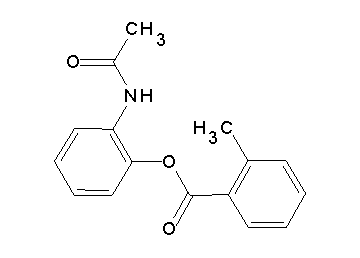 2-(acetylamino)phenyl 2-methylbenzoate