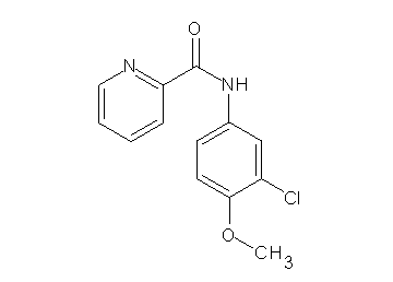 N-(3-chloro-4-methoxyphenyl)-2-pyridinecarboxamide