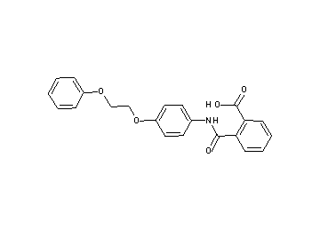 2-({[4-(2-phenoxyethoxy)phenyl]amino}carbonyl)benzoic acid