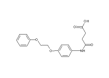 4-oxo-4-{[4-(2-phenoxyethoxy)phenyl]amino}butanoic acid