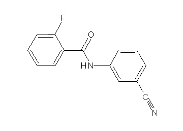 N-(3-cyanophenyl)-2-fluorobenzamide