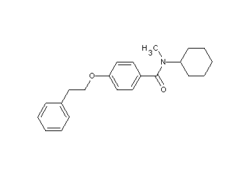 N-cyclohexyl-N-methyl-4-(2-phenylethoxy)benzamide