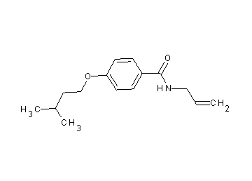 N-allyl-4-(3-methylbutoxy)benzamide