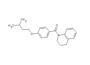 1-[4-(3-methylbutoxy)benzoyl]-1,2,3,4-tetrahydroquinoline