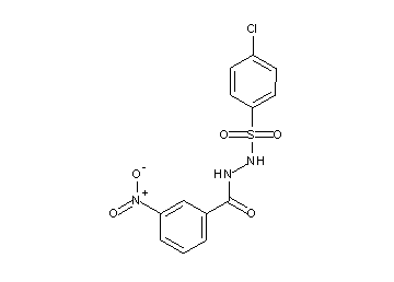 N'-[(4-chlorophenyl)sulfonyl]-3-nitrobenzohydrazide