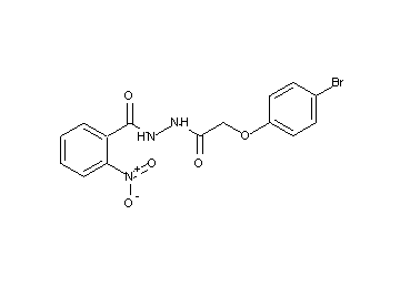 N'-[(4-bromophenoxy)acetyl]-2-nitrobenzohydrazide