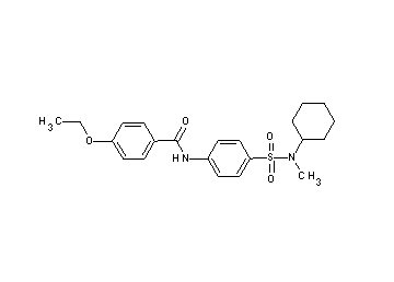 N-(4-{[cyclohexyl(methyl)amino]sulfonyl}phenyl)-4-ethoxybenzamide
